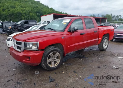 2010 Dodge Dakota Bighorn/Lonestar из США, поврежденный, VIN 1D7CW3GP2AS104601